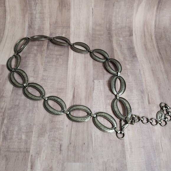 Fossil Hammered Loop Belt - Picture 3 of 4